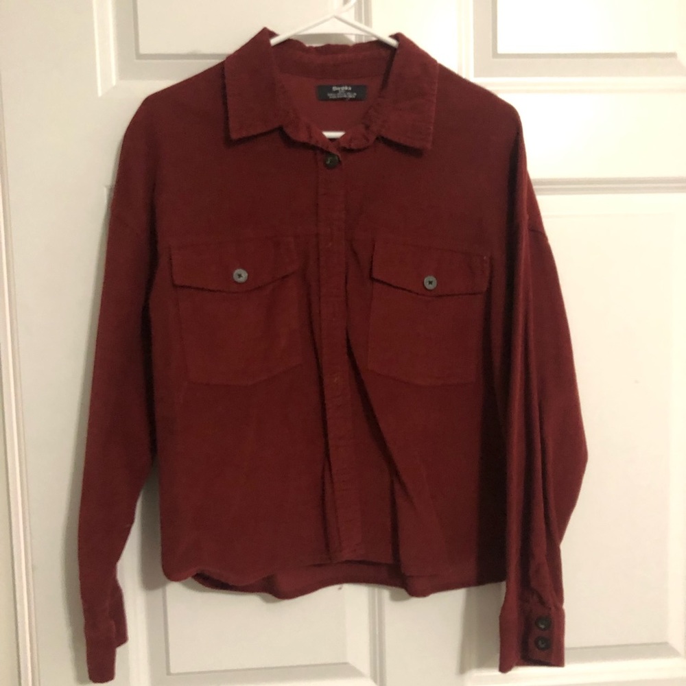 Red blouse